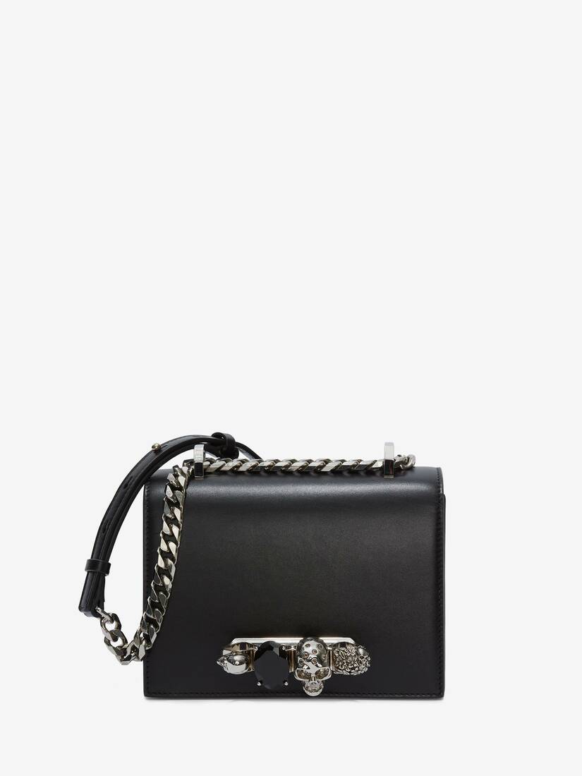 Bolsas De Hombro Alexander McQueen Small Jewelled Satchel Mujer - Negros - Mexico 058-WJBZMR